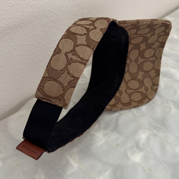 Coach Tan Patterned Visor - Picture 2 of 3